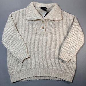 NWT Hatch The Joe Maternity Sweater; Knit; Large Collar - Size 1 (US 2-4)